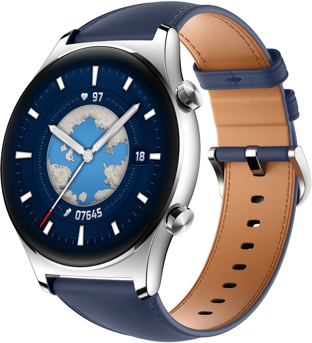 

Умные часы HONOR Watch GS 3 (синий океан)