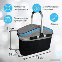 Термосумка Miru 9045 34.5л (черный/серый)