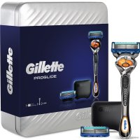 Подарочный набор Gillette Fusion Proglide 2 сменные кассеты + чехол 7702018565085