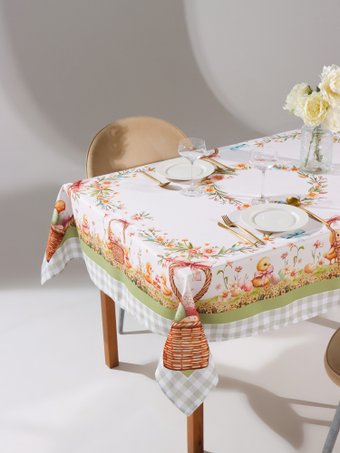 Скатерть Доляна Пасхальные цыплята 10894877