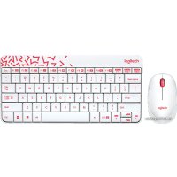Офисный набор Logitech MK240 Nano 920-008201 (белый, нет кириллицы)