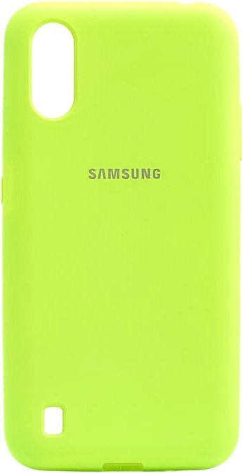 

Чехол для телефона EXPERTS Soft-Touch для Samsung Galaxy A01 (салатовый)