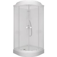 Душевая кабина Saniteco SNT CL-90 90х90 (белый/прозрачное стекло)