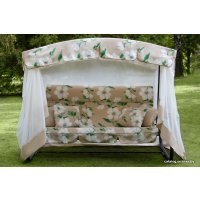 Садовые качели Olsa Турин премиум FLower с1203