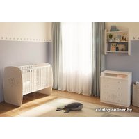 Детский комод Polini Kids French 1580 Teddy (белый)