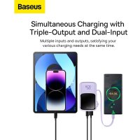Внешний аккумулятор Baseus Qpow Pro+ Digital Display Fast Charge 22.5W 10000mAh (сиреневый)