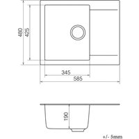 Кухонная мойка Vankor Orman OMP 02.61 (черный)