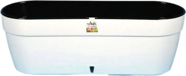 

Вазон Santino Asti 500 AST500WHT/BL (белый/черный)