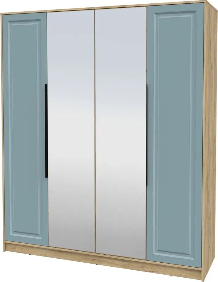 

Шкаф распашной Интерлиния Концепт КТ-Ш4з Деко (дуб золотой/океан)