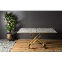 Стол-трансформер Levmar Compact D51/S90 (бетон/золото)