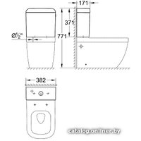Унитаз напольный Grohe Euro Ceramic 39338000 + 39332000 + 39330000