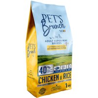 Сухой корм для собак Pet's Brunch Adult Super Mini Breeds с курицей 1 кг