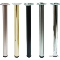 Опора мебельная AKS круглая d60 h820, белый в Могилеве