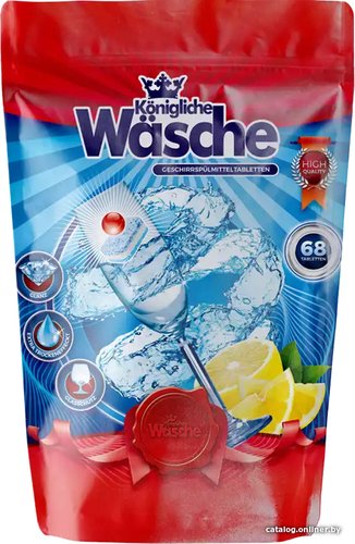 Таблетки для посудомоечной машины Konigliche Wasche 68 шт