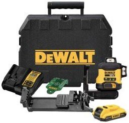 Лазерный нивелир DeWalt DCLE34031D1 (с 1-им АКБ, кейс)
