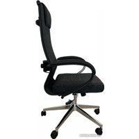 Офисное кресло SitUp Michael chrome (ткань Black/Black)