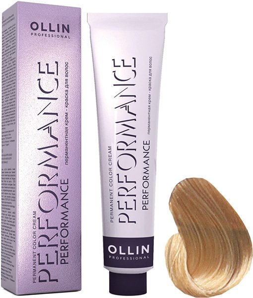 

Крем-краска для волос Ollin Professional Performance 10/03 светлый блондин прозрачно-золотистый