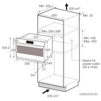 Электрический духовой шкаф Samsung NQ50H5537KB