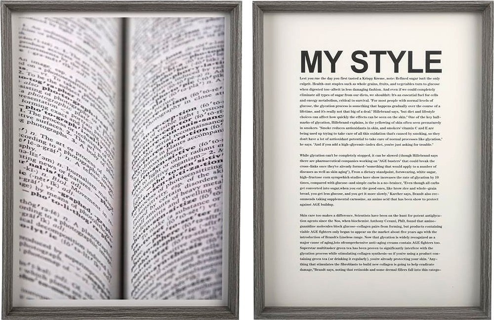 Модульная картина Вещицы My style Sof-11 (2шт, черный)