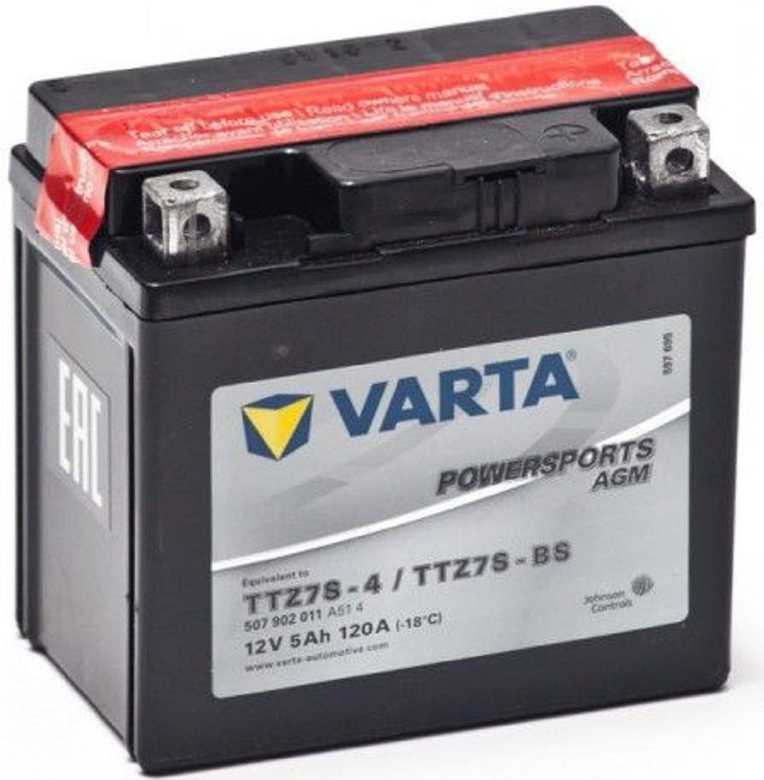 

Мотоциклетный аккумулятор Varta YTZ7S-BS/TZ7S-BS (5 А·ч)