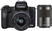 EOS M50 Mark II Double Kit 15-45mm + 55-200mm (черный)