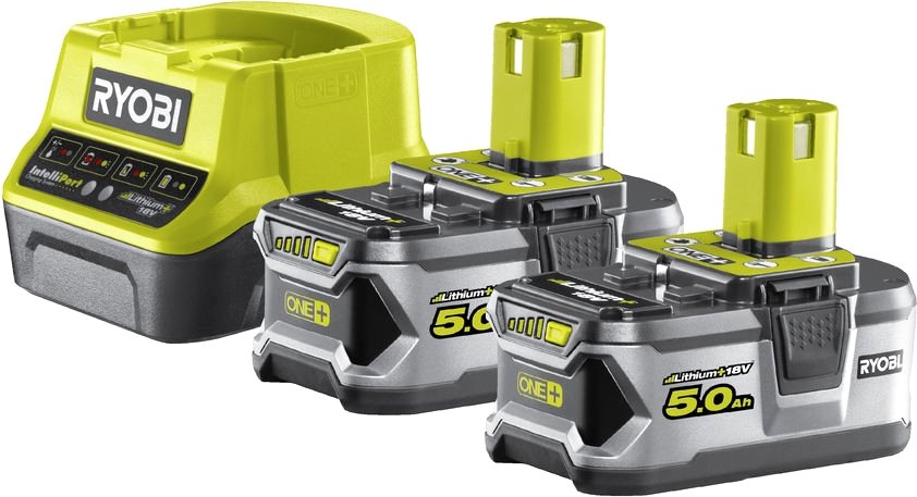 

Аккумулятор с зарядным устройством Ryobi RC18120-250 ONE+ 5133003364 (18В/5.0 а*ч + 18В)