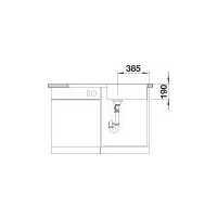 Кухонная мойка Blanco Zia XL 6 S 526023 (черный, клапан-автомат)