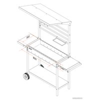 Мангал для дачи Gratar МАН 304