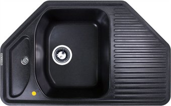 Кухонная мойка Zigmund & Shtain Eckig 800 (темная скала)