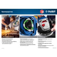 Угловая шлифмашина Зубр УШМ-П115-750