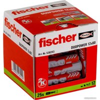 Дюбель универсальный Fischer DuoPower 12 x 60 538243 (25 шт)