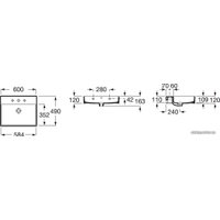 Умывальник Roca Inspira Square 60x49 [32752C000]