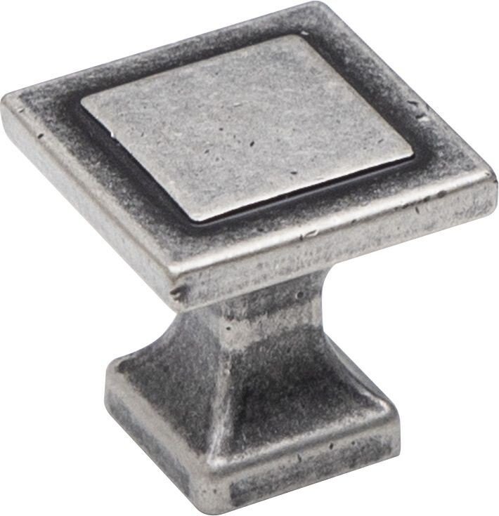 

AKS кнопка мет. SQUARE античное серебро,