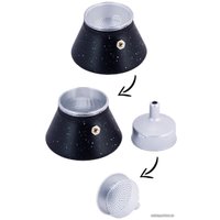 Гейзерная кофеварка Kamille KM 2511MR