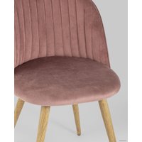 Стул Stool Group Лион Страйпс DC-69030G HLR-44 (велюр розовый)