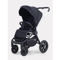 Универсальная коляска MOWbaby Zoom air MB087 (3 в 1, Silver Black)