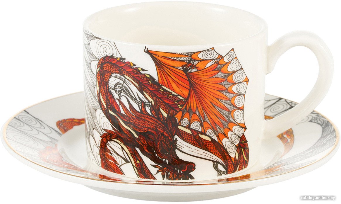 Чашка Gipfel Dragon 42944 (белый)