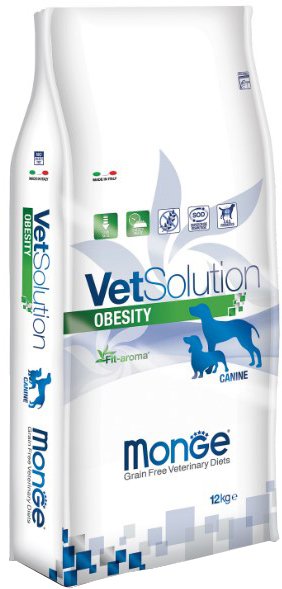 

Сухой корм для собак Monge Vet Solution Obesity 12 кг