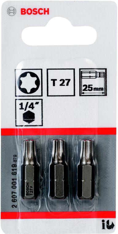 

Набор бит Bosch 2607001619 (3 шт)