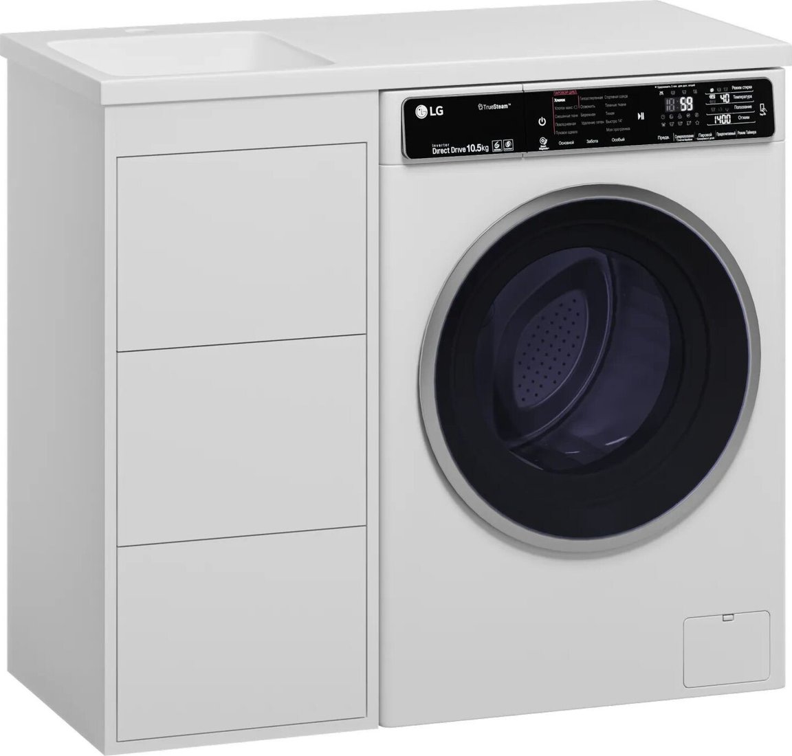 Brevita Тумба с умывальником Grafit 40 GRA-01040-023Я+5212100
