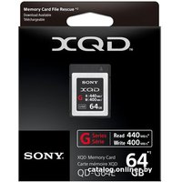 Карта памяти Sony XQD G Series 64GB [QDG64E/J]