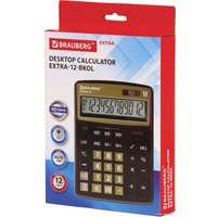 Бухгалтерский калькулятор BRAUBERG Extra 12-BKOL 250471 (черный/оливковый)