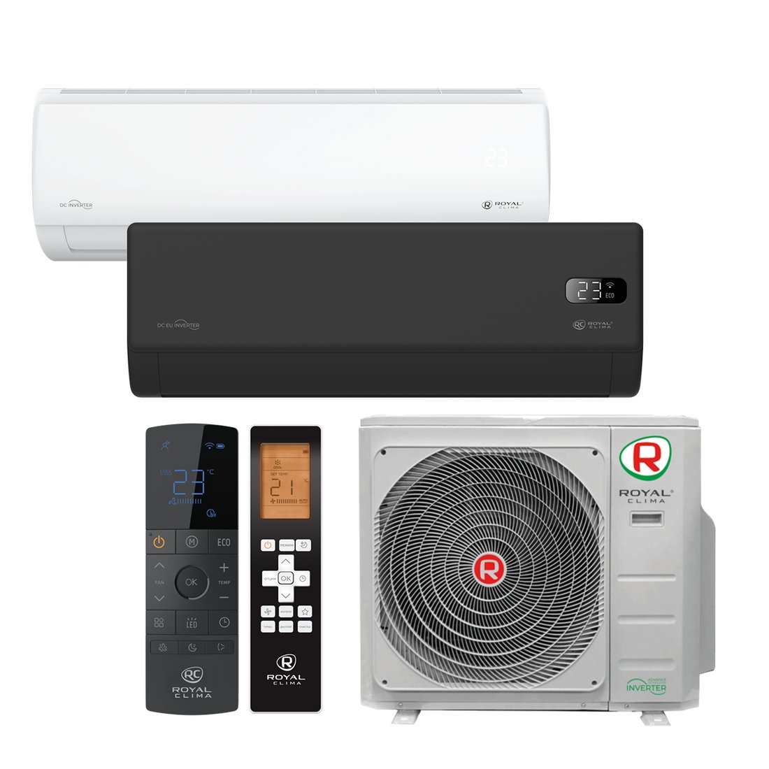 

Кондиционер Royal Clima Multi Flexi EU ERP Upgrade 2RMN-14HN/OUT / RCI-TMN09HN + RCI-VT09HN