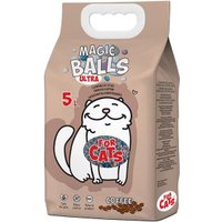 Наполнитель для туалета For Cats Magic Balls Ultra Coffee (с ароматом кофе) 5 л