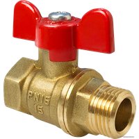 Фитинг Valfex Шаровый кран ВР/НР ручка-бабочка 1/2"