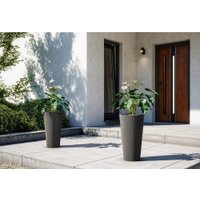 Кашпо Form-Plastic Linea Slim FP-5850-100 (молочное какао)