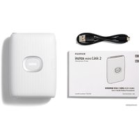 Мобильный фотопринтер Fujifilm Instax Mini Link 2 (белый)