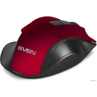 Мышь SVEN RX-525SW (черный/красный)