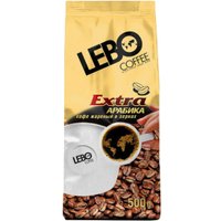 Кофе LEBO Coffee Extra Арабика зерновой 500 г
