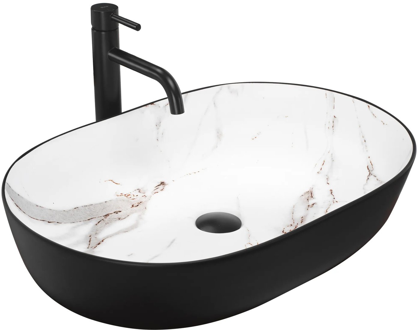 

Умывальник Rea Cleo Black/Aiax Matt